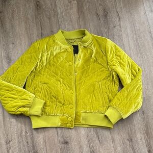 Quilted Women's Jacket in Vibrant Green